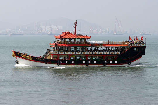 廈門(mén) 鼓浪嶼 海上游船 游輪