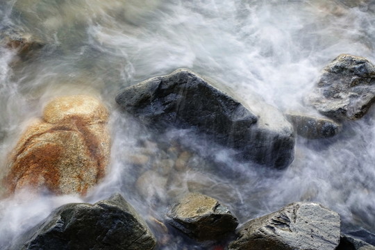 海邊沙石