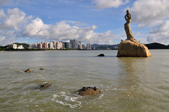 珠海漁女雕塑