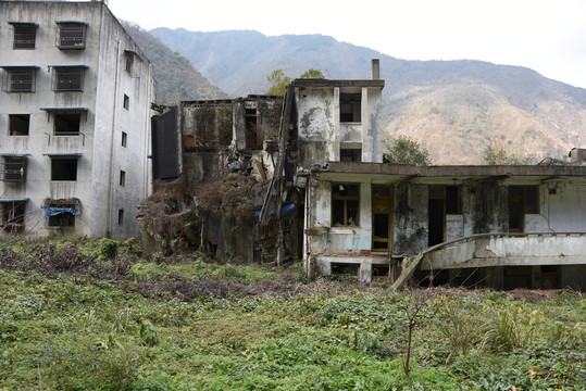 地震后的災(zāi)區(qū)