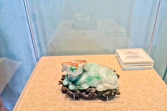 玉牛雕塑 故宮藏品