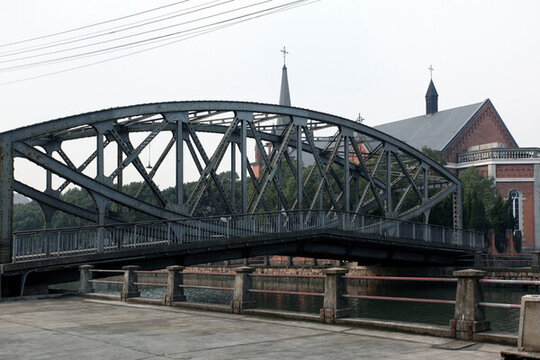 上海外白渡橋 上海 外白渡橋