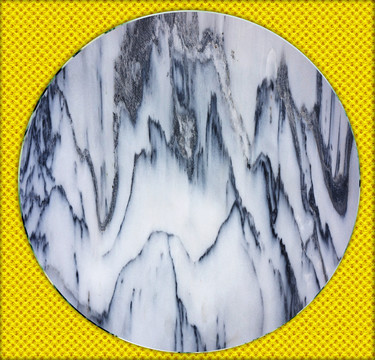 山水大理石 圓面 合層