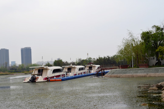 公園一角 碼頭