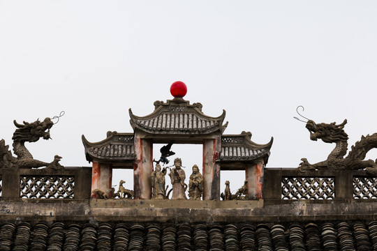 前童古建筑屋頂
