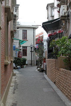 廈門鼓浪嶼 街道和建筑