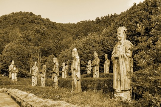 南宋石刻 雕像 石雕 雕塑 中