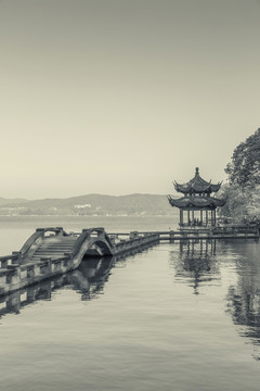 杭州西湖老照片