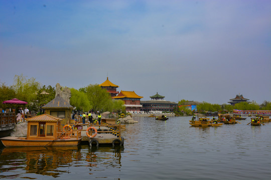 園林湖景