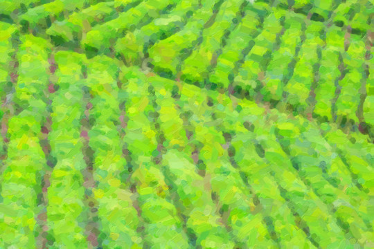 抽象油畫 未分層