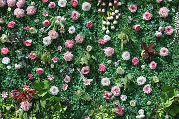 綠色植物墻 花墻