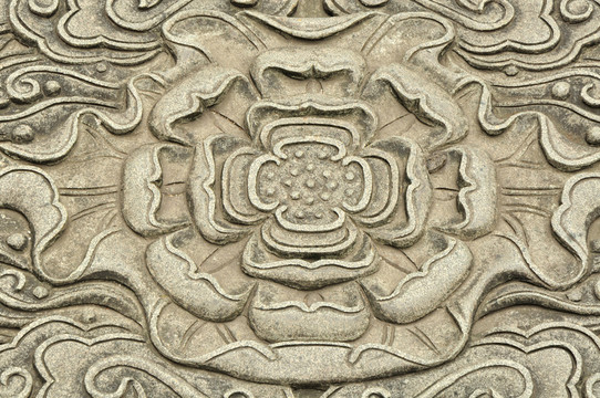 蓮花雕刻