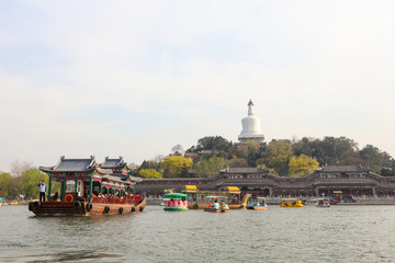 北海公園 北海白塔 北海游船