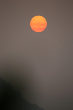 夕陽日落