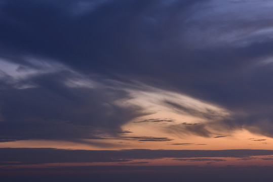 江西武功山晚霞