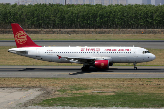 吉祥航空 飛機 地面滑行