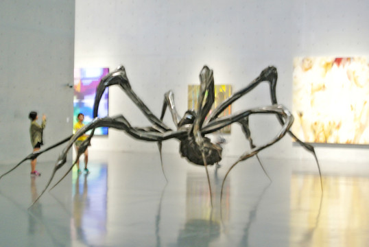 蜘蛛雕塑 龍美術館