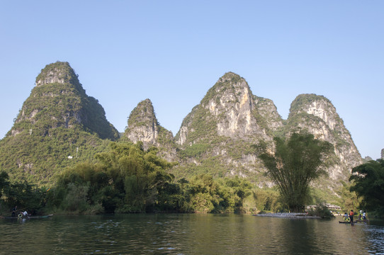 廣西陽(yáng)朔遇龍河風(fēng)光