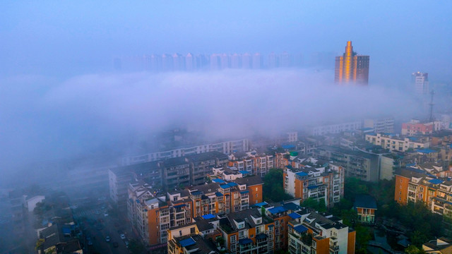 成都華陽(yáng)城市風(fēng)光