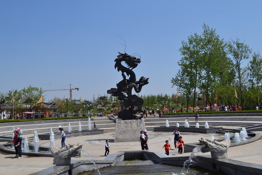 雕塑龍 龍