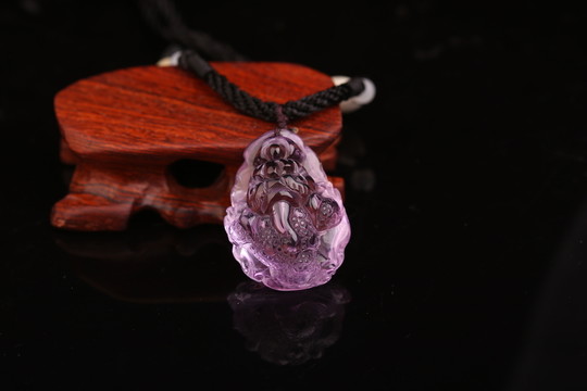 紫水晶吊墜