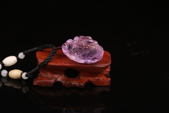 紫水晶吊墜