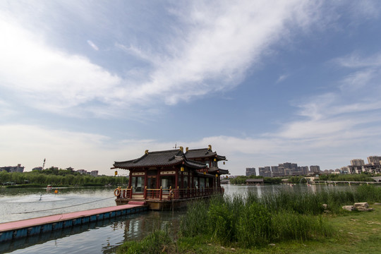 曲江遺址公園畫舫