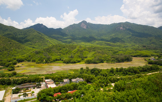 望夫山 田園風光