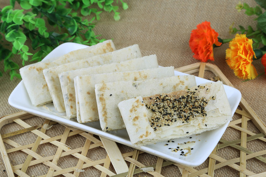 山東特產(chǎn)芝麻煎餅