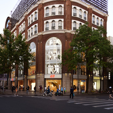 上海淮海中路商業(yè)街商店