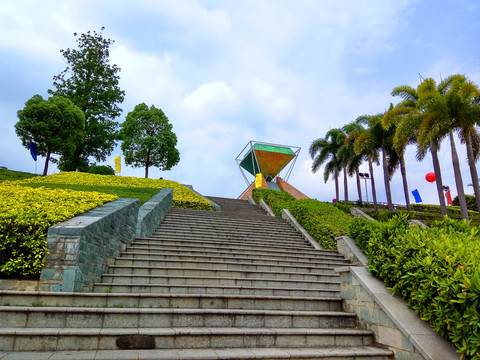 鉆石礦山公園 石階石梯