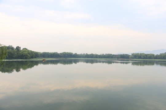 湖泊池塘頤和園