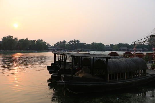 后海夕陽