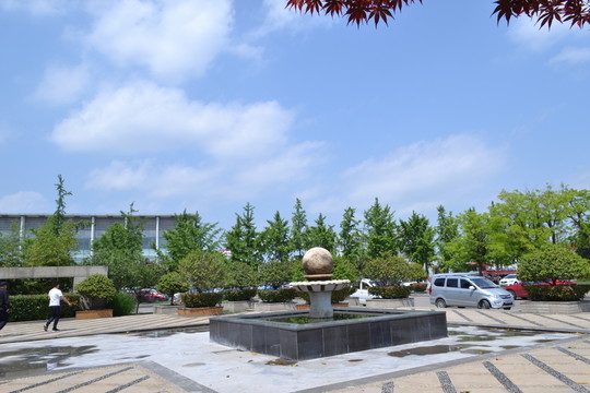 公園內(nèi)景 公園噴泉