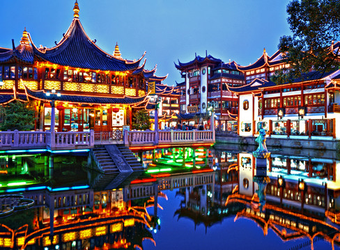 豫園夜景