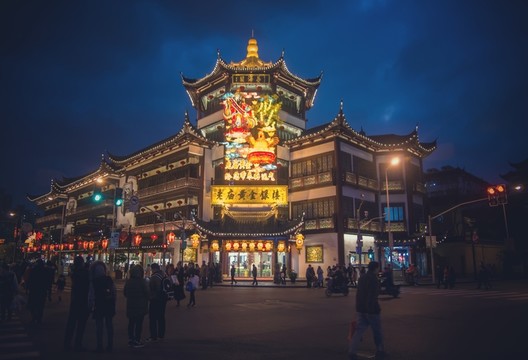 上海城隍廟夜景