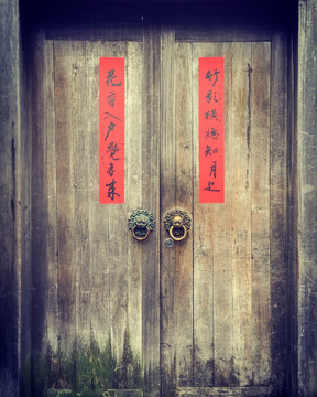 寺廟木門(mén)