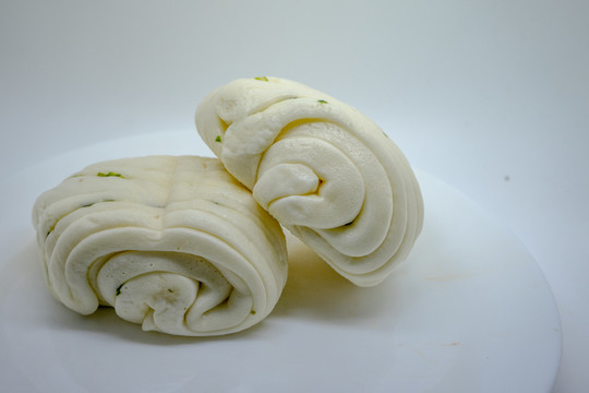 老面饅頭 蔥油花卷 高清大圖