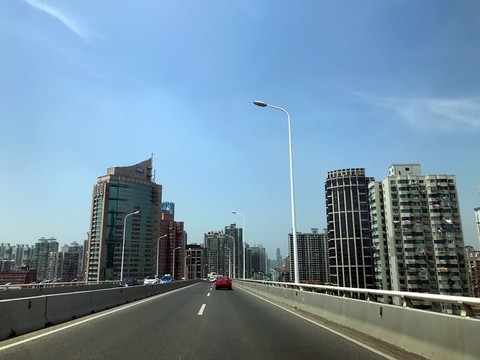上海高速路 城市交通 立體交通
