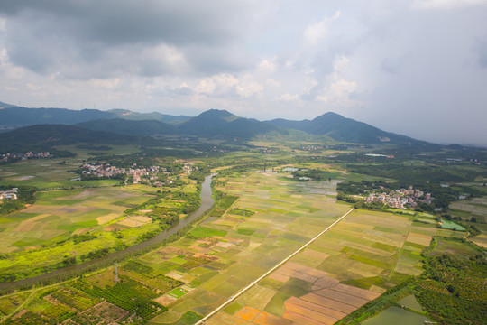 田野 航拍大地