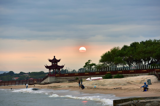海灘日落