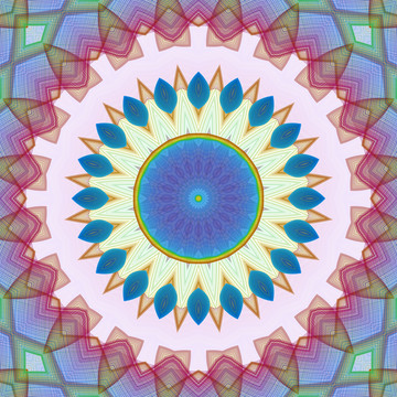 幾何花型花紋
