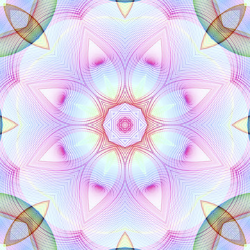 幾何花型花紋