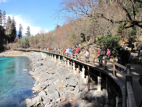 九寨溝風景 高清旅游攝影