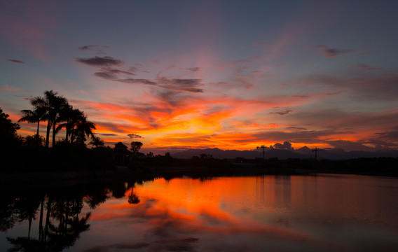 火燒云 晚霞 夕陽