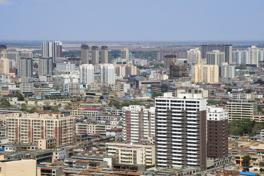 靖邊縣城市風光