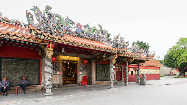 潮州青龍古廟 側(cè)景 全景