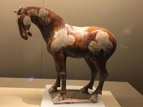 古代陶器 馬 古董 文物