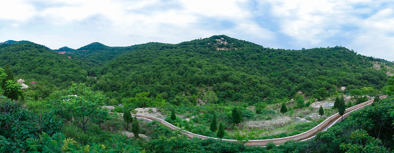 蓮青山全景