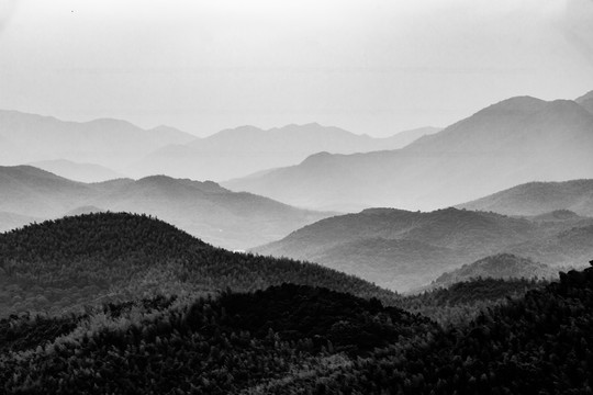 水墨群山 水墨畫(huà) 中國(guó)風(fēng) 水墨